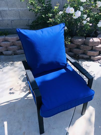 Royal Blue Outdoor Cushions