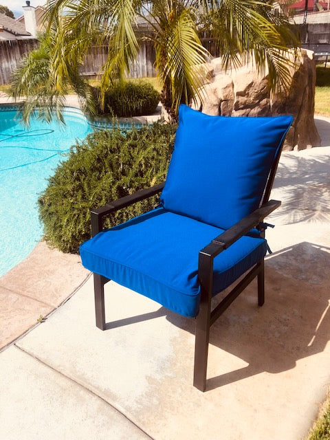 Royal Blue Outdoor Cushions