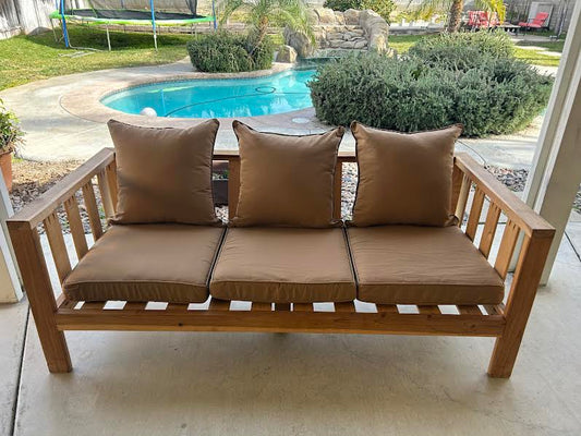 Khaki Outdoor Cushions