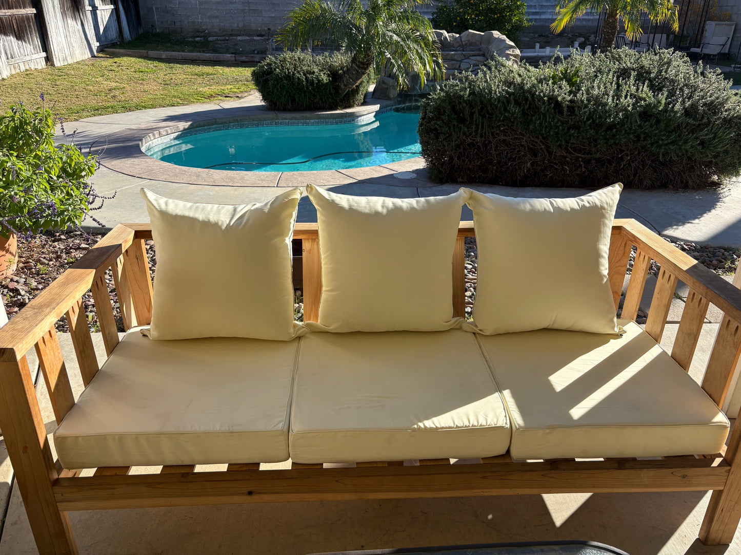 Cream Outdoor Cushion Set