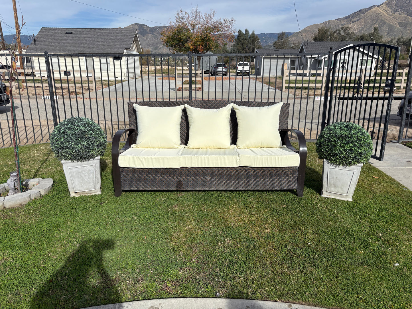 Cream Outdoor Cushion Set